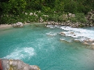 Slovinsko - Rafting - Julsk� Alpy . So�a, Koritnica