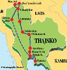 Thajsko - pozn�vac� z�jazd - Ve�k� okruh severn�m Thajskom